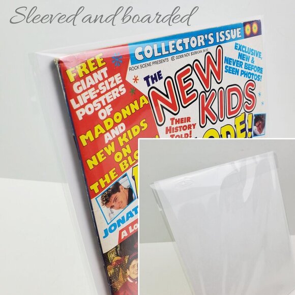 Rock Scene New Kids on Block Explode Magazine NKOTB Madonna Posters Nov. 1990 - Picture 5 of 11